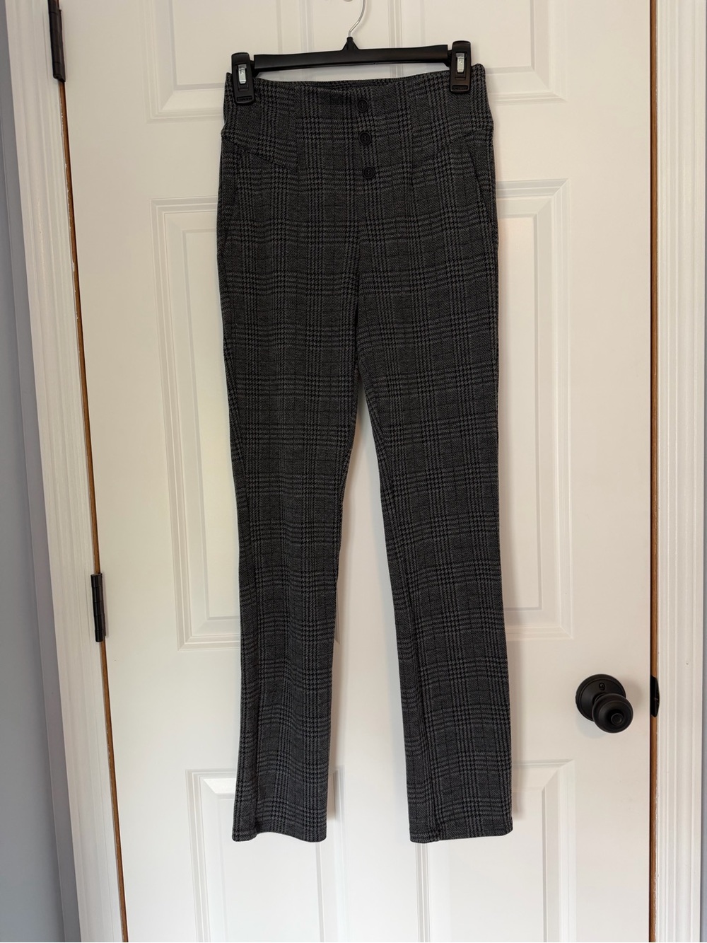 HALARA Gray plaid leggings